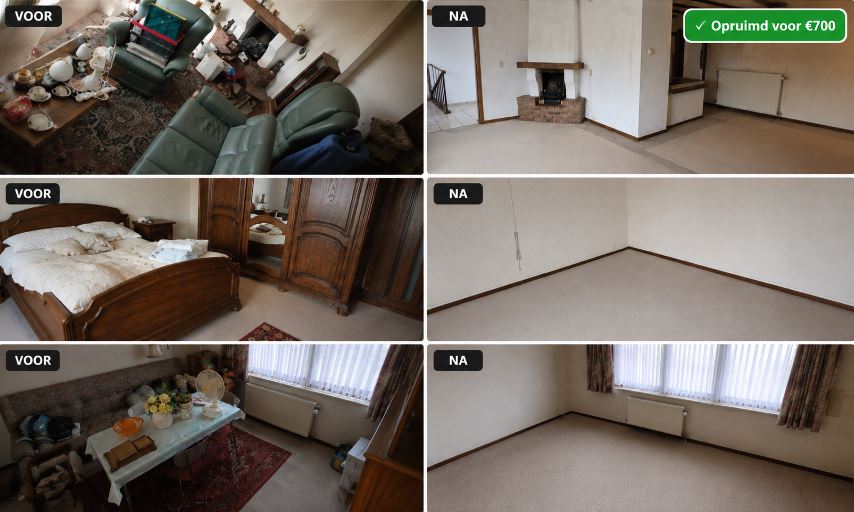 Complete woning ontruiming