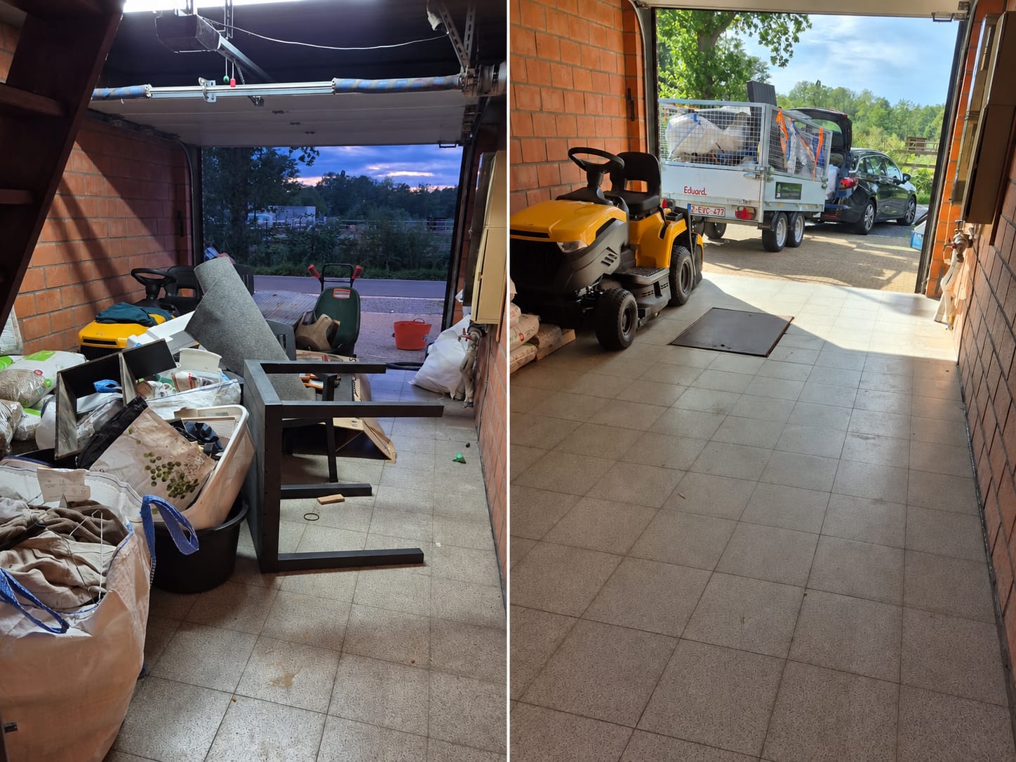 Opruimen garage